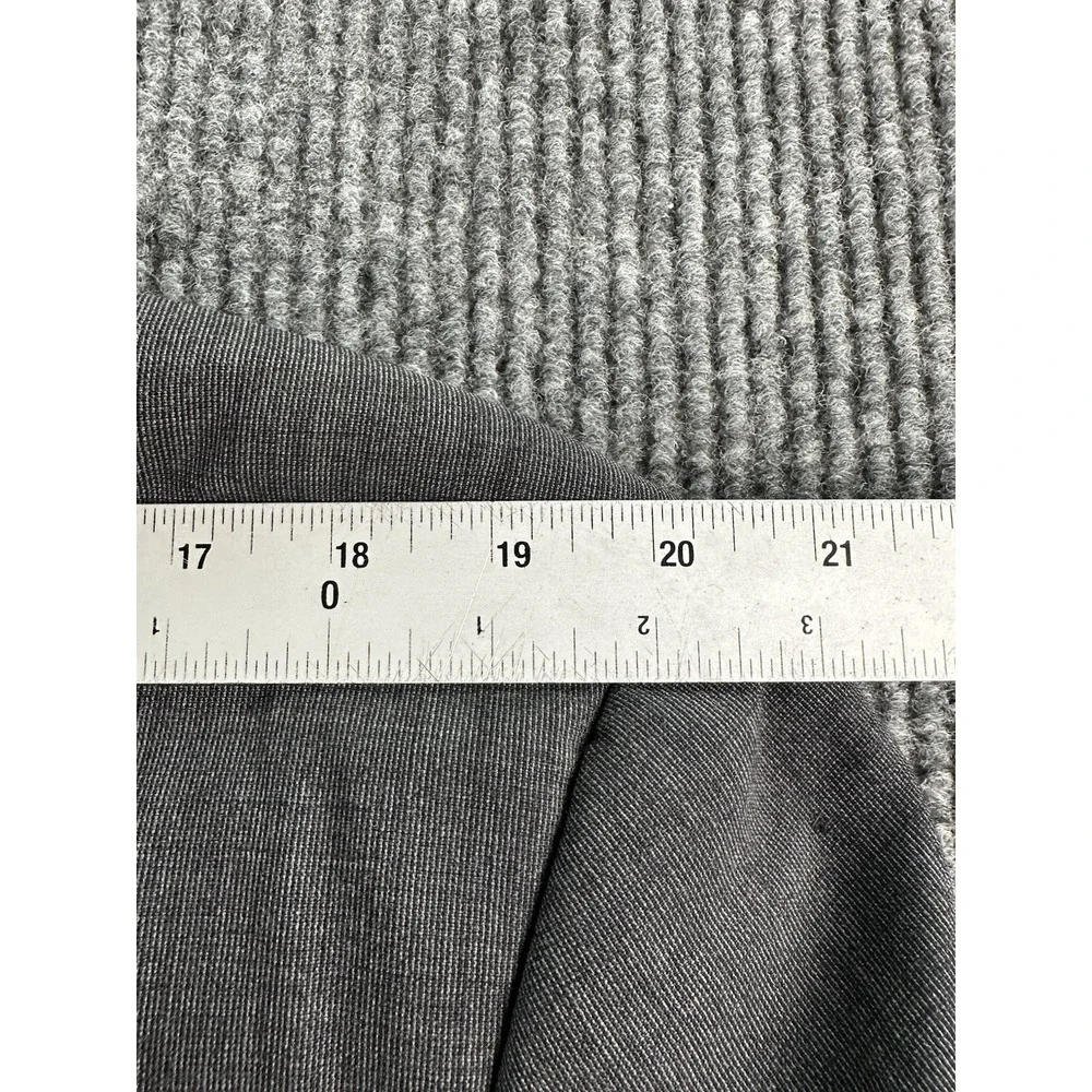 Hugo Boss Suit Jacket 40 L Gray Wool Birdseye Einstein Sigma USA Luxury Designer